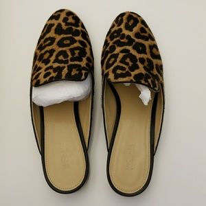 Michael Kors Leopard Calf Flats